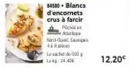 Thiriet Blancs d'encornets crus à farcir offre