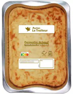 Auchan Supermarché Auchan parmentier de boeuf auchan le traiteur offre