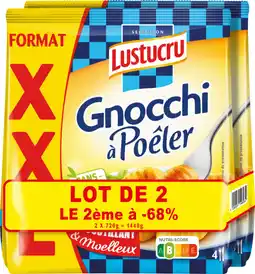 Auchan Supermarché Lustucru selection gnocchi à poêler lustucru offre