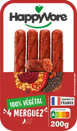 Auchan Supermarché Happyvore merguez végétales happyvore offre