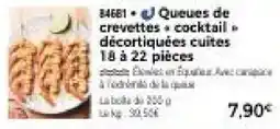 Thiriet Queues de crevettes cocktail offre