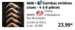 Thiriet Gambas entières crues offre