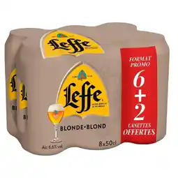 Auchan Supermarché Abbaye de leffe bière blonde leffe offre