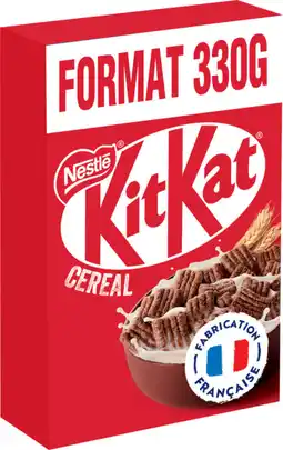 Auchan Supermarché Nestle céréales kit kat nestlé offre