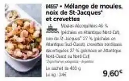 Thiriet Mélange de moules, noix de St-Jacques* et crevettes offre