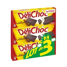 Auchan Supermarché Delichoc délichoc noir delacre offre