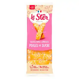 Auchan Supermarché Le ster madeleines longues aux perles de sucre le ster offre