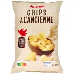 Auchan Supermarché Auchan chips à l'ancienne goût nature auchan offre