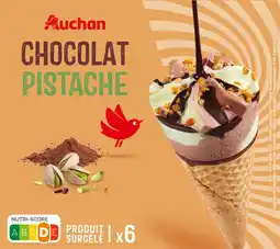Auchan Supermarché Auchan cônes glacés chocolat pistache auchan offre