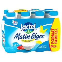 Auchan Supermarché Lactel lait matin léger lactel offre