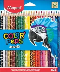 Auchan Supermarché Maped lot de 24 crayons de couleur maped offre