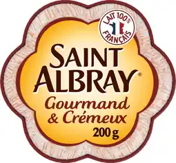 Auchan Supermarché Saint albray fromage gourmand & crémeux saint albray offre