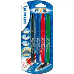 Auchan Supermarché Pilot lot de 4 frixion ball / frixion ball clicker pilot offre