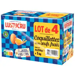 Auchan Supermarché Lustucru coquillettes aux oeufs frais lustucru offre