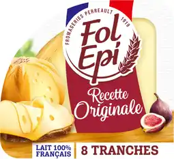 Auchan Supermarché Fol epi fromage en tranches l'original fol épi offre