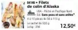 Thiriet Filets de colin d'Alaska offre