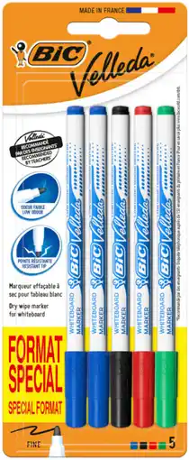 Auchan Supermarché Bic 5 feutres effacable a sec velleda bic offre