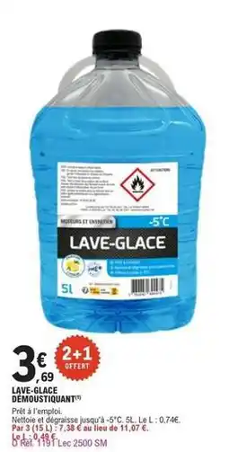 E.Leclerc L'Auto Lave-glace offre