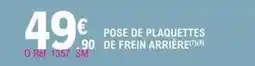 E.Leclerc L'Auto Pose de plaquettes de frein arrière offre
