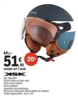 E.Leclerc L'Auto Casque jet 7 blue offre