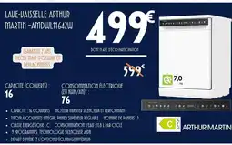 E.Leclerc Arthur martin - lave-vaisselle offre