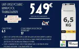 E.Leclerc Whirlpool - lave-linge posable-whirlpool offre