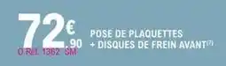 E.Leclerc L'Auto Pose de plaquettes + disques de frein avant offre