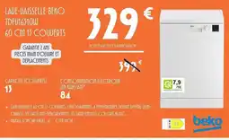 E.Leclerc Beko - lave-vaisselle tdfw1631ou offre