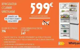 E.Leclerc Whirlpool - refrigerateur combine whisky offre