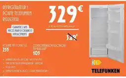 E.Leclerc Telefunken - réfrigérateur 1 port - rid2g95eu offre
