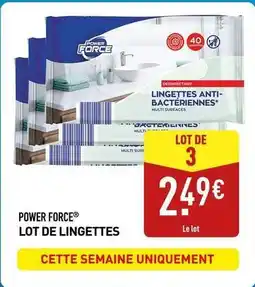 ALDI Lot de lingettes offre
