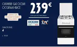 E.Leclerc Cuisinière gaz océan offre