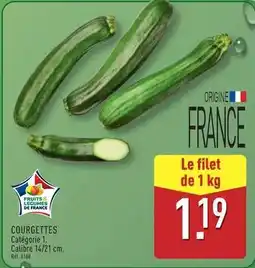 ALDI Courgettes offre