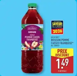 ALDI Rio - boisson pomme cassis framboise offre