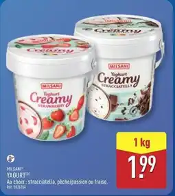 ALDI Milsani - yogurt offre