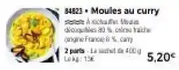 Thiriet Moules au curry offre