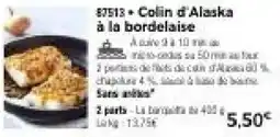 Thiriet Colin d'Alaska offre