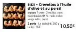Thiriet Crevettes à l'huile d'olive et au persil offre
