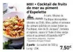 Thiriet 34551 Cocktail de fruits de mer au piment d'Espelette offre