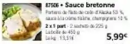Thiriet Sauce bretonne offre