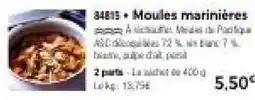 Thiriet Moules marinières offre