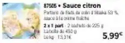 Thiriet Sauce citron offre