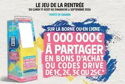 Intermarché Contact Tous - le jeu de la rentrée offre