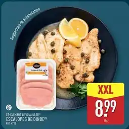ALDI Escalopes de dinde offre