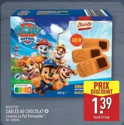 ALDI Paw patrol - sablés au chocolat offre