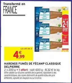 Intermarché Contact Delpierre - harengs fumés de fecamp classique offre
