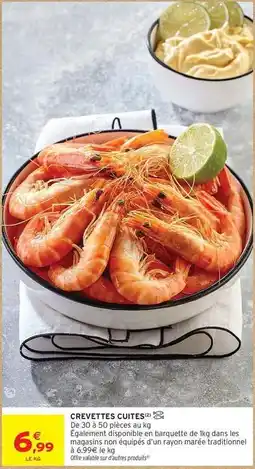 Intermarché Contact Crevettes cuites offre