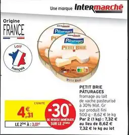 Intermarché Contact Paturages - petit brie offre
