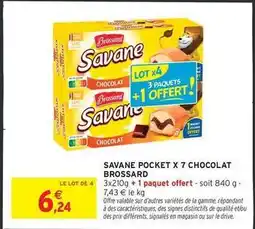 Intermarché Contact Brossard - savane pocket x 7 chocolat offre
