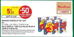 Intermarché Contact Lu - mikado chocolat au lait offre